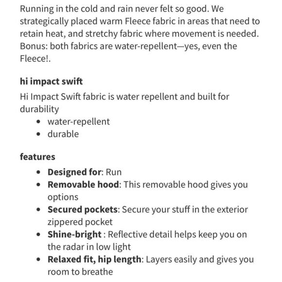 Lululemon Puffer Vest Jacket Removable Hood Size 6 Gray Extra Mile Fleece W/ Bag - Picture 10 of 10